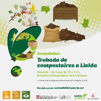 Trobada de compostaires a Lleida. Taller introducció al compostatge domèstic.
