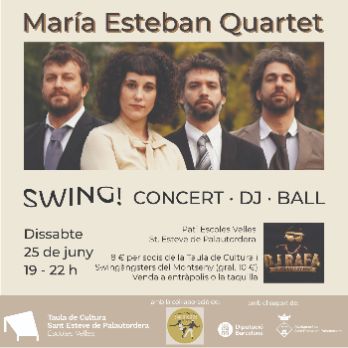Maria Esteban Quartet, concert de swing i ball