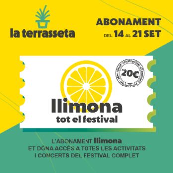 Abonament Llimona - Tot el festival