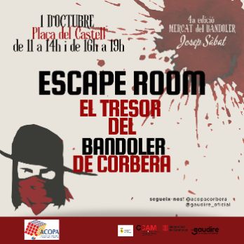Escape Room Al Carrer - El Tresor de Josep Sàbat. El bandoler de Corbera (preu per grup)