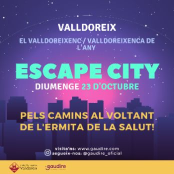 ESCAPE CITY - Valldoreixenc/Valldoreixenca de l'any