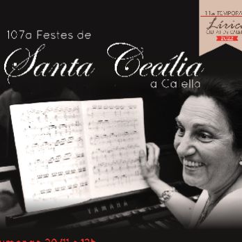 CONCERT DE SANTA CECÍLIA - Homenatge a Mª Teresa Salom