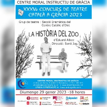 XXXVè Concurs de Teatre Català a Gràcia: "La història del zoo"