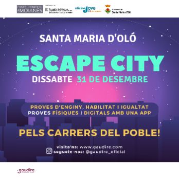 ESCAPE CITY Drogues i alcohol - Santa Maria d'Oló