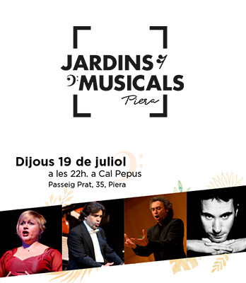 Giuseppe Verdi - Concert per a veus i piano - Festival Jardins Musicals - 19 de juliol
