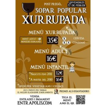 SOPAR POPULAR - XURRUPADA (Carnaval Agramunt 2023)