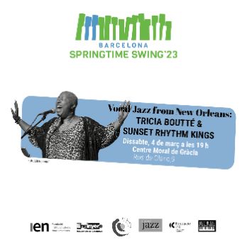 Barcelona Springtime Swing'23:Tricia Boutté & Sunset Rhythm Kings