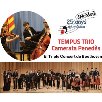 TEMPUS TRIO: Triple concert de Beethoven (25è aniv. JM Moià)