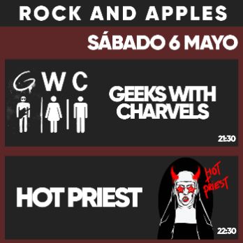 CONCIERTO HOT PRIEST + GEEKS WITH CHARVELS