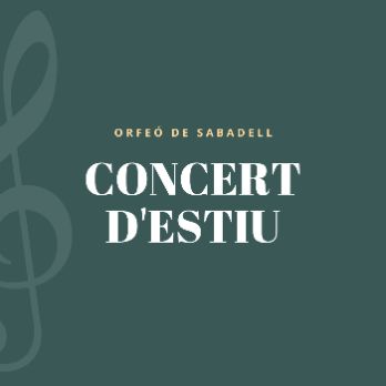 Concert d'estiu - Orfeó de Sabadell