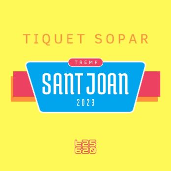 Sopar Sant Joan 2023 Tremp