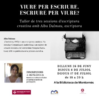 Taller d'escriptura creativa amb Alba Dalmau