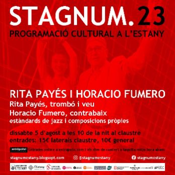 Festival STAGNUM:  Rita Payés i Hoacio Fumero