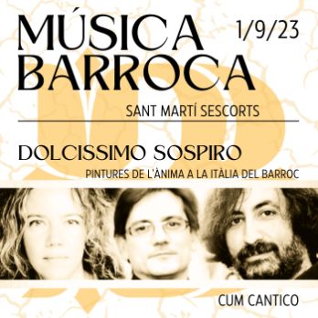 Música Barroca a Sant Martí - divendres 1 set.