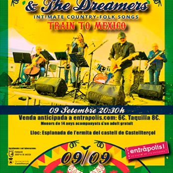 Concert country-folk Jim Tersol & The Dreamers a Castellterçol el 09/09/2023