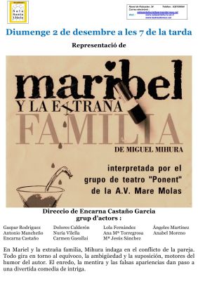 MARIBEL I LA EXTRAÑA FAMILIA