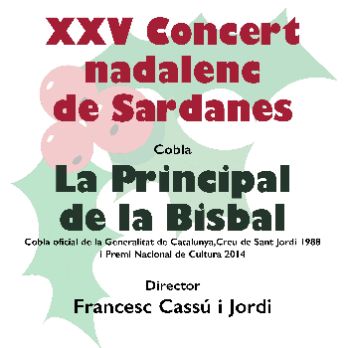 XXV Concert nadalenc de Sardanes. Cobla La Principal de la Bisbal
