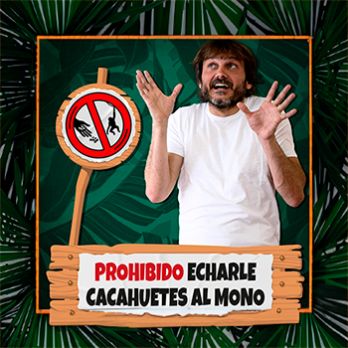 Prohibido echarle cachuetes al mono. Salva Reina