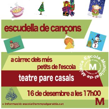 Escudella de cançons. Concert de Nadal de l'EMM Puig i Arabia