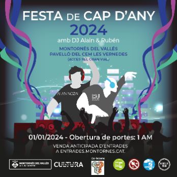 FESTA DE CAP D'ANY 2024 a Montornès del Vallès
