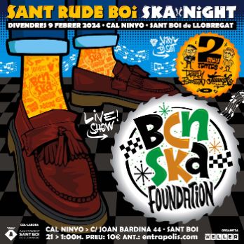 SANT RUDE BOI - Concert de BCN SKA FUNDATION  + Txarly Brown & Juanska Selector Dj's
