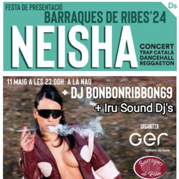 FESTA DE PRESENTACIO BARRAQUES 2024 AL GER amb NEISHA