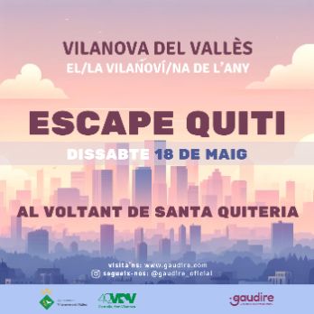 ESCAPE CITY A VILANOVA DEL VALLÈS- Vilanoví/na de l'any