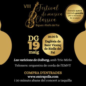 VIII Festival de Música Clàssica de Bigues i Riells del Fai - Trio Mirlo