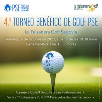 4.º Torneo Benéfico de Golf PSE 2024 Segovia