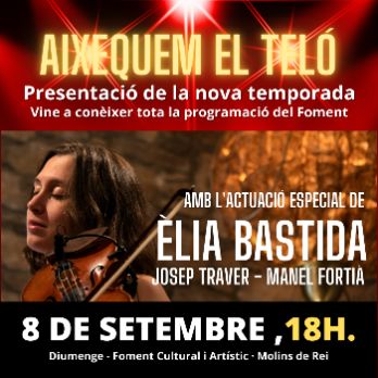 AIXEQUEM EL TELÓ -  ÈLIA BASTIDA - JOSEP TRAVER - MANEL FORTIÀ