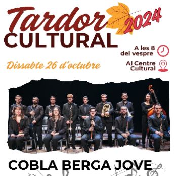 CONCERT amb la COBLA BERGA JOVE -  Tardor Cultural 2024