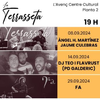 Àngel Halim Martínez & Jaume Culebras - La Terrasseta 2024