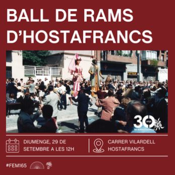 Dinar popular - 30è aniversari del Ball de Rams d'Hostafrancs