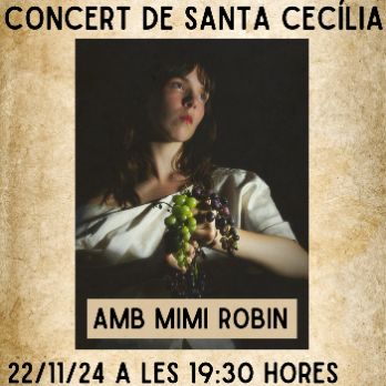 CONCERT DE SANTA CECÍLIA AMB MIMI ROBIN