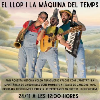 CONCERT TEATRALITZAT: EL LLOP I LA MÀQUINA DEL TEMPS