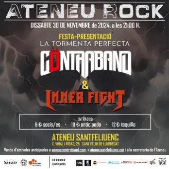 Ateneu Rock 4 · Contraband + Inner Fight