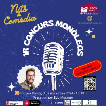 1er Concurs de Monòlegs - Nits de Comèdia - Primera Ronda