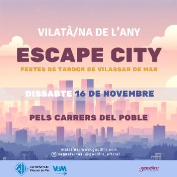 ESCAPE CITY - El vilatà/na de l'any de Vilassar de Mar