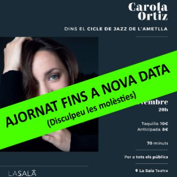 Carola Ortiz Quintet (9è Cicle de Jazz de l'Ametlla del Vallès)