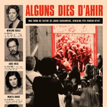 ALGUNS DIES D' AHIR Teatre / Català CANVI D'OBRA