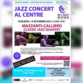 Jazz Concert: Mazzanti-Calliero Classic Jazz Quartet